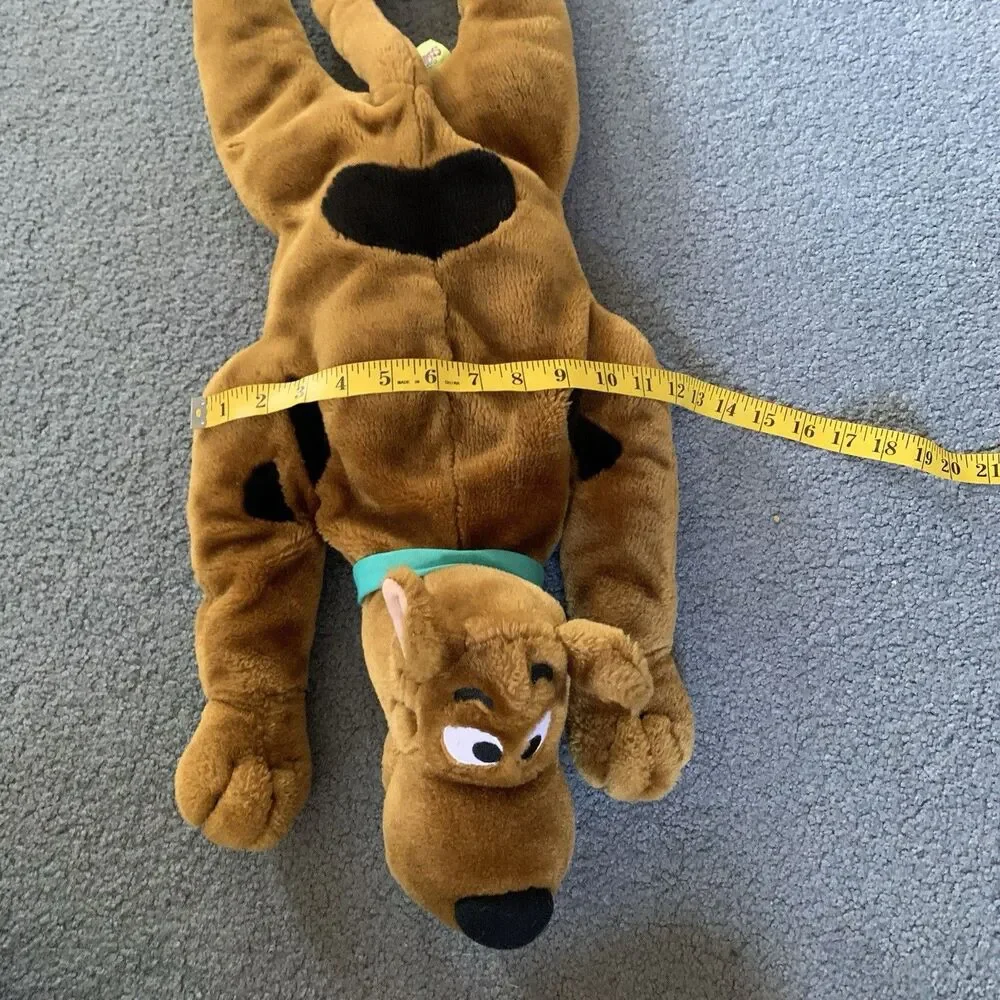 Scooby-Doo Lying Down Plush Pillow Warner Brothers 28” Vintage 2001 Rare